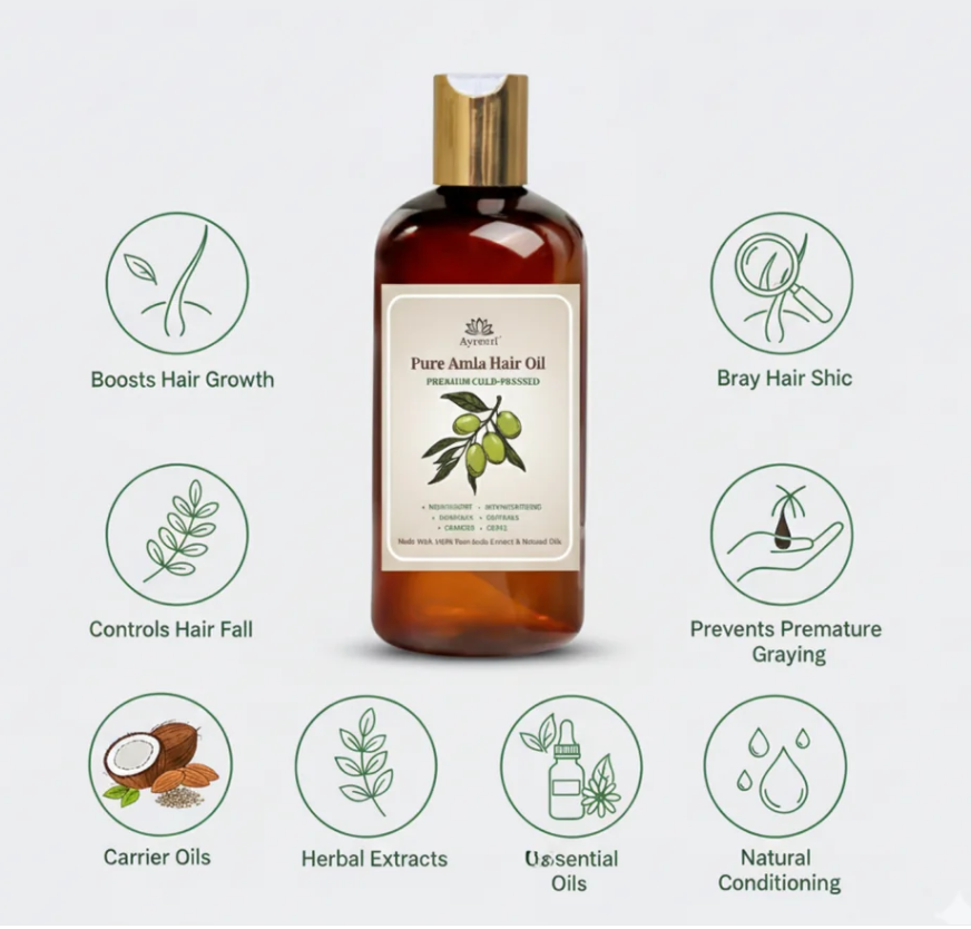 Pure Amla Hair Oil - 500ML